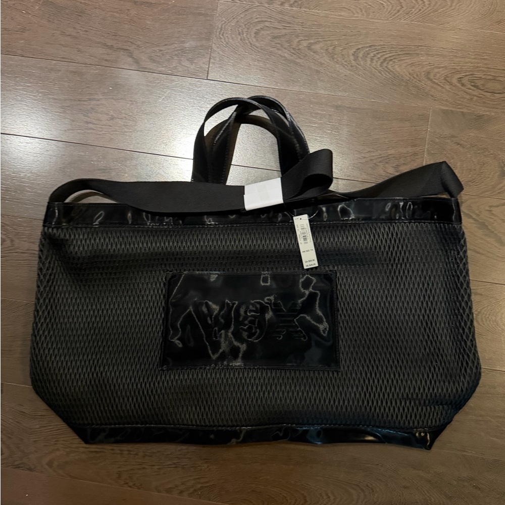Victoria's Secret Black Mesh Tote Bag